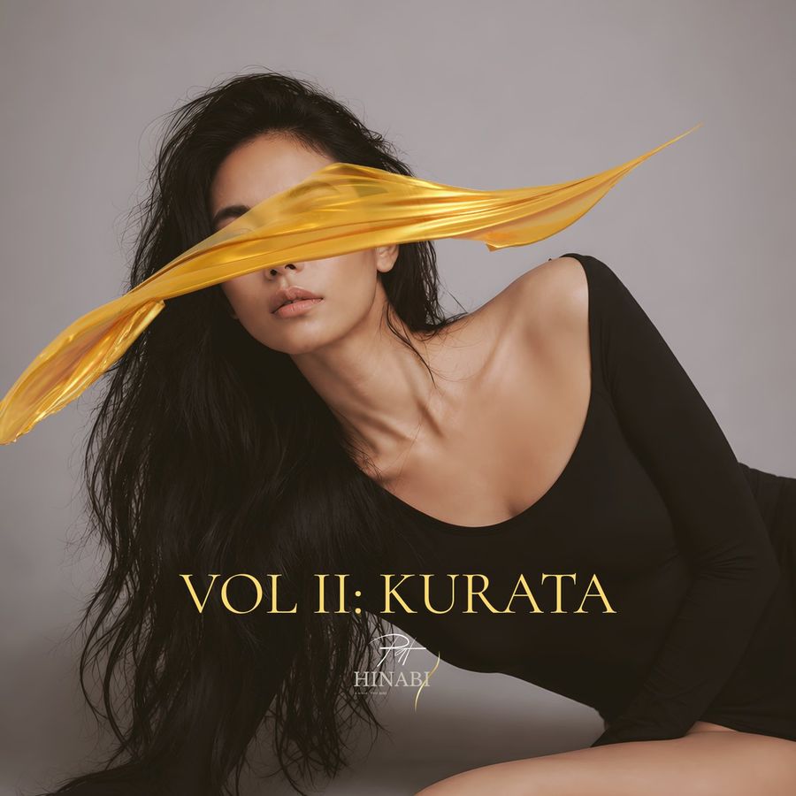 VOL II: KURATA — the album cover for HINABI's three-act love story.